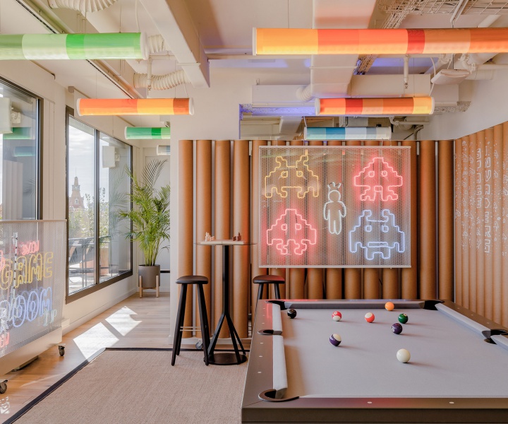 A Fun-Packed Workplace in Barcelona Looks to Pop Culture for Inspiration