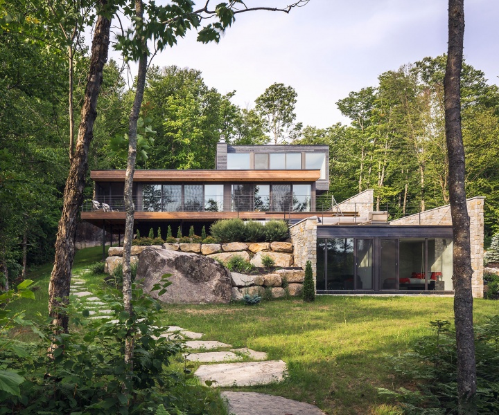 MU Architecture's 'Estrade Residence' Brings Warm Minimalism to the Lakeshore 
