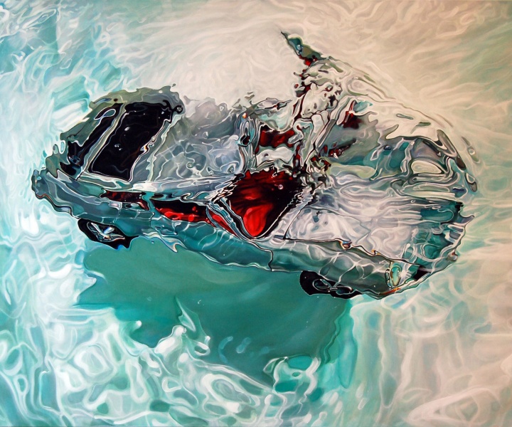 Dive or Drive: Hyperrealistic Paintings of Vintage Cars by Marcello Petisci